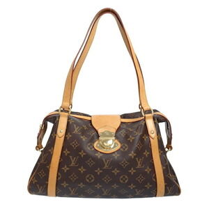 Louis Vuitton Monogram Leather Brown Stresa Shoulder Bag